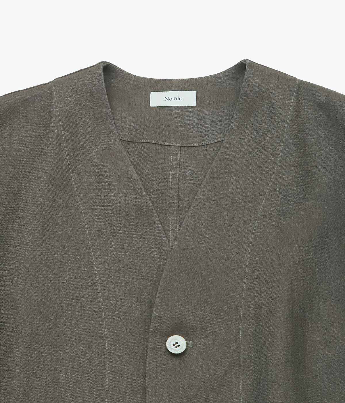 NOMAT ''PIPING JKT / HERRINGBONE'' (BROWN)