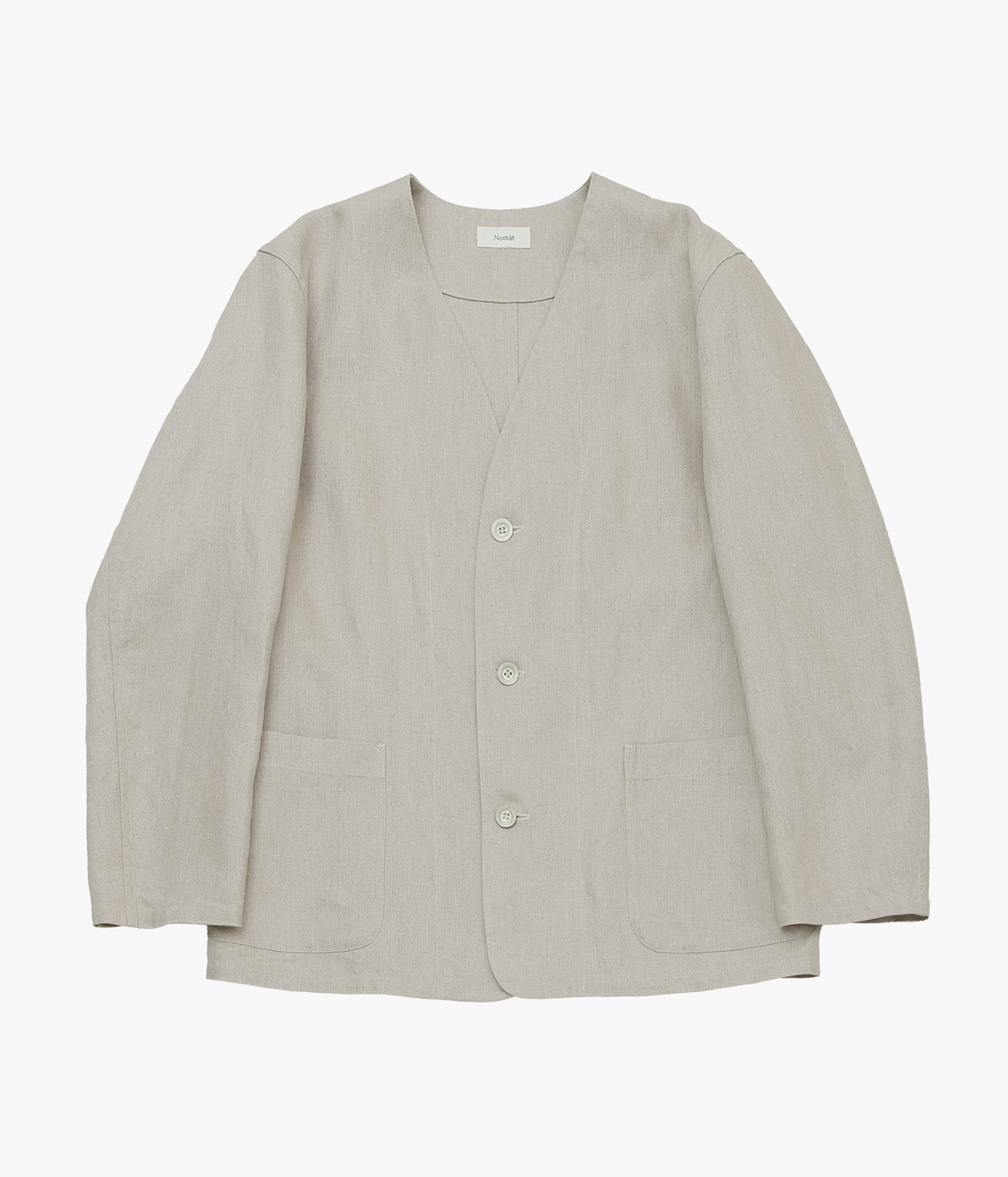 NOMAT ''PIPING JKT / HERRINGBONE'' (ECRU)