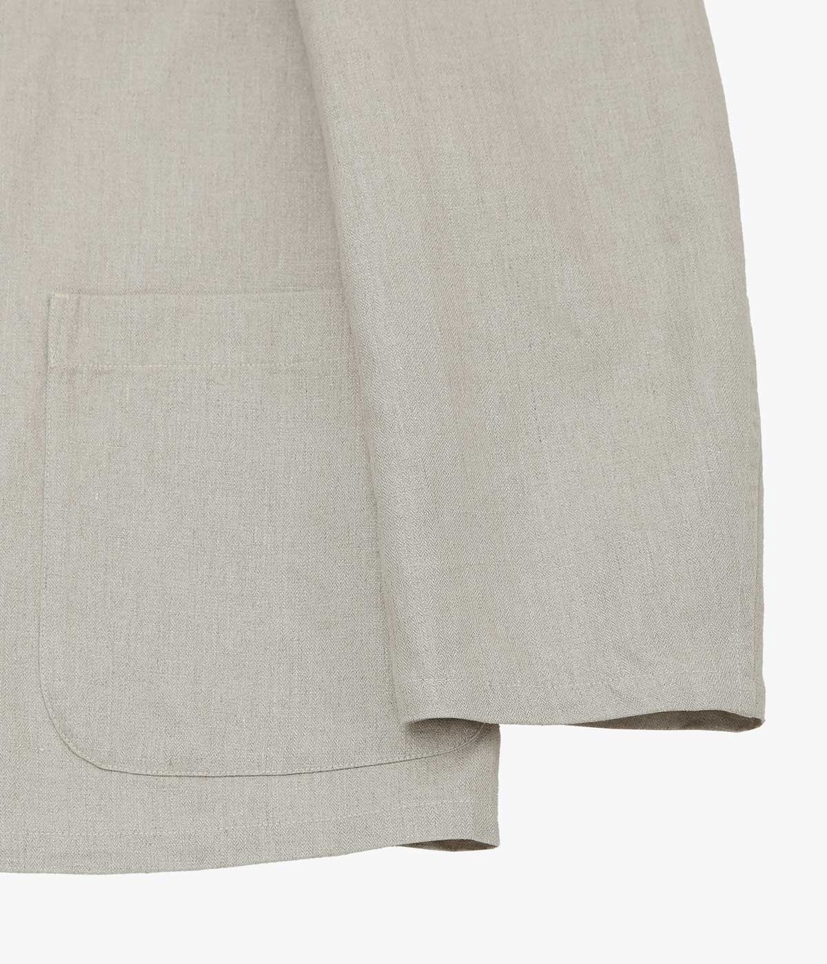 NOMAT ''PIPING JKT / HERRINGBONE'' (ECRU)