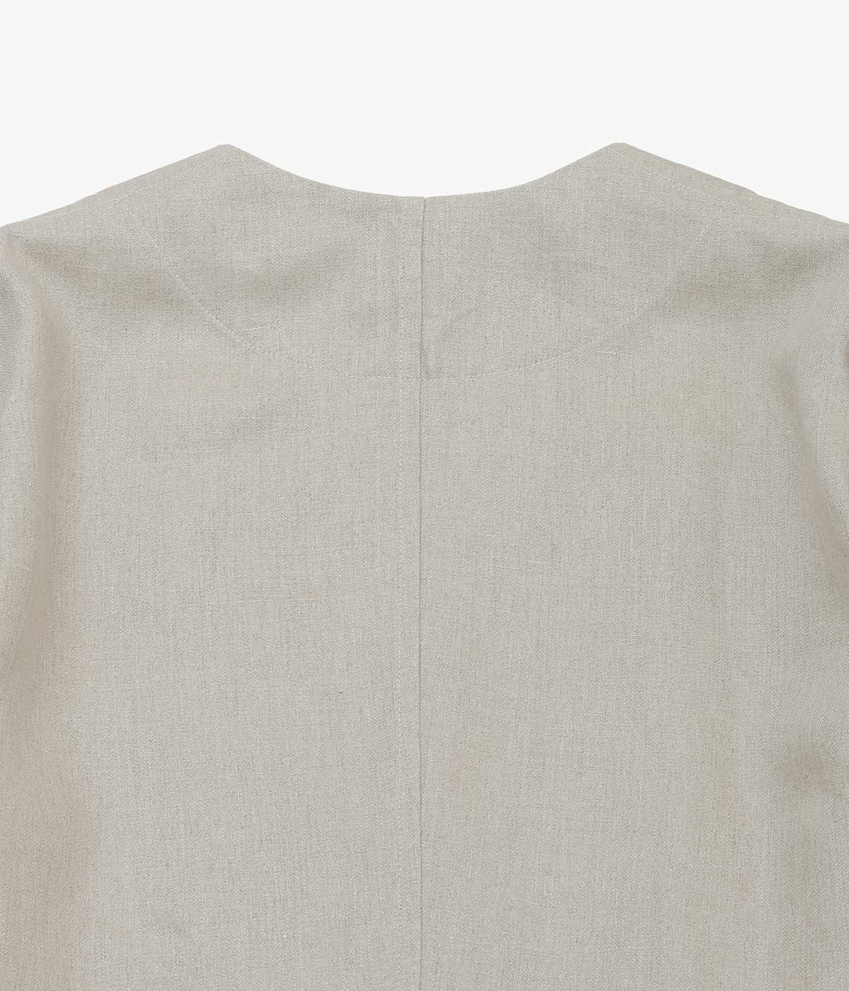 NOMAT ''PIPING JKT / HERRINGBONE'' (ECRU)