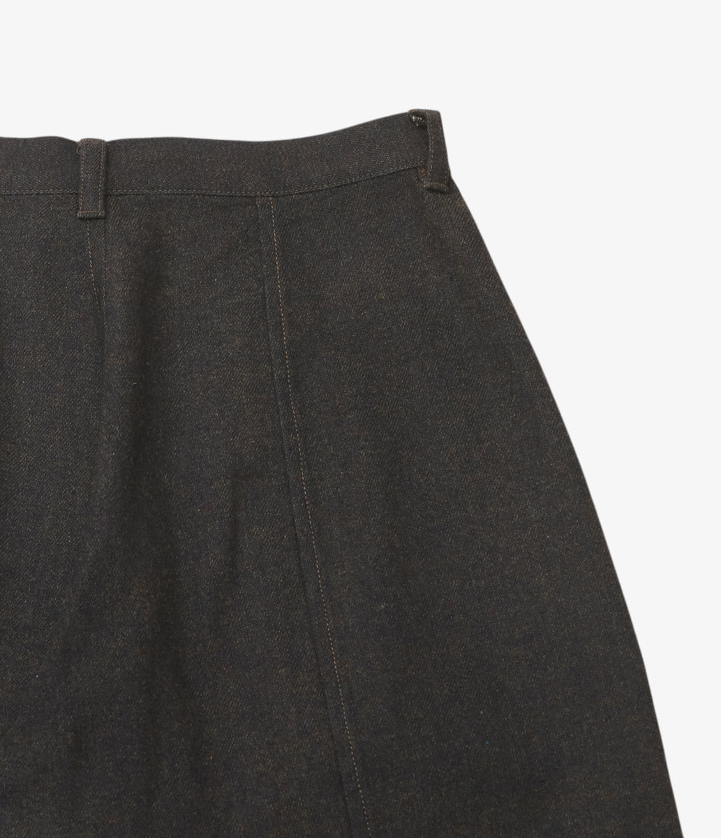 NOMAT ''POCKET PT C/W DENIM'' (DARK BROWN)