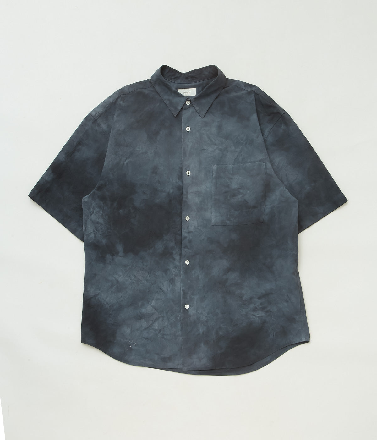 NOMAT ''S/S SHIRT/HAND-DYED'' (MIDNIGHT)