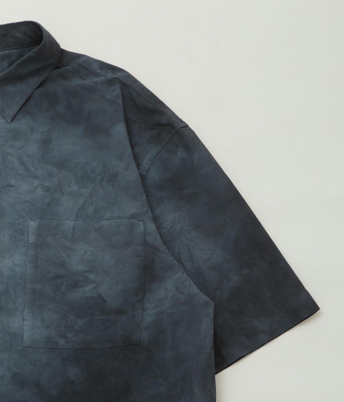 NOMAT ''S/S SHIRT/HAND-DYED'' (MIDNIGHT)