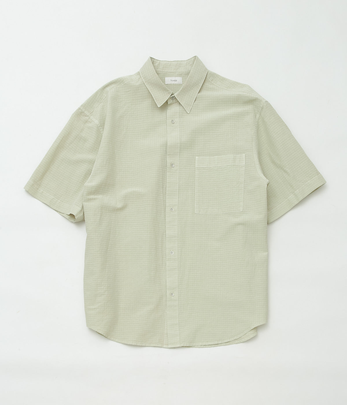 NOMAT ''S/S SHIRT/SILK COTTON RIPSTOP'' (MISTGREEN)