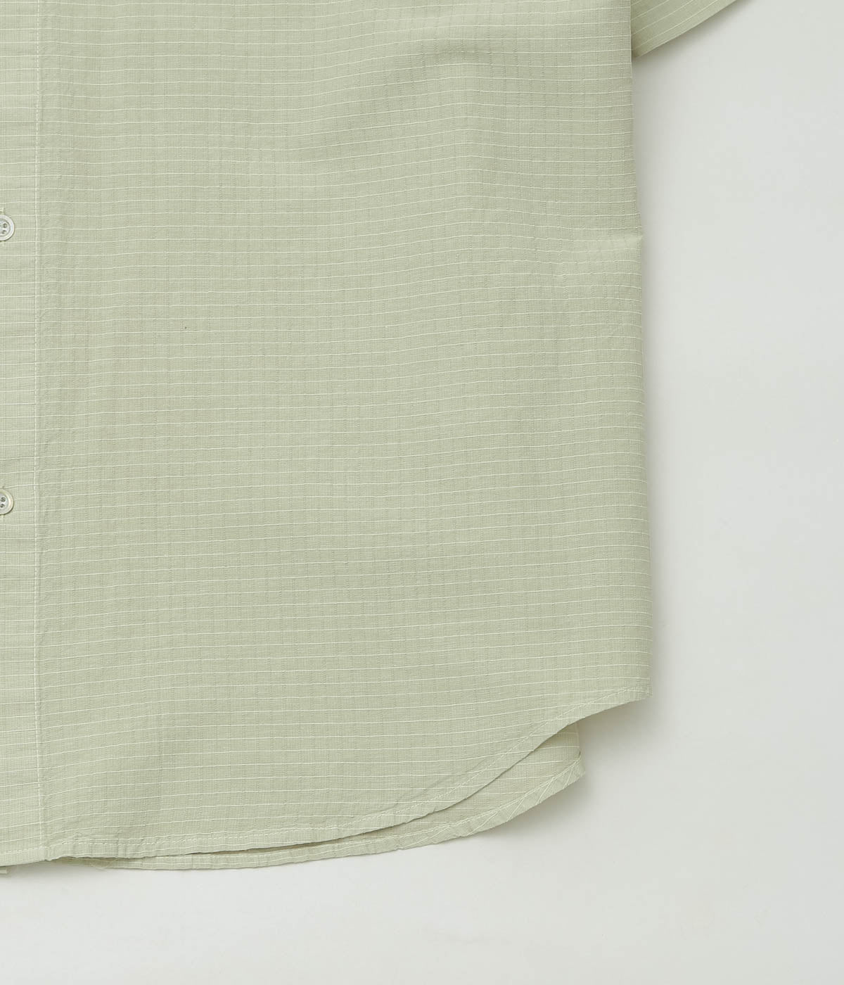NOMAT ''S/S SHIRT/SILK COTTON RIPSTOP'' (MISTGREEN)