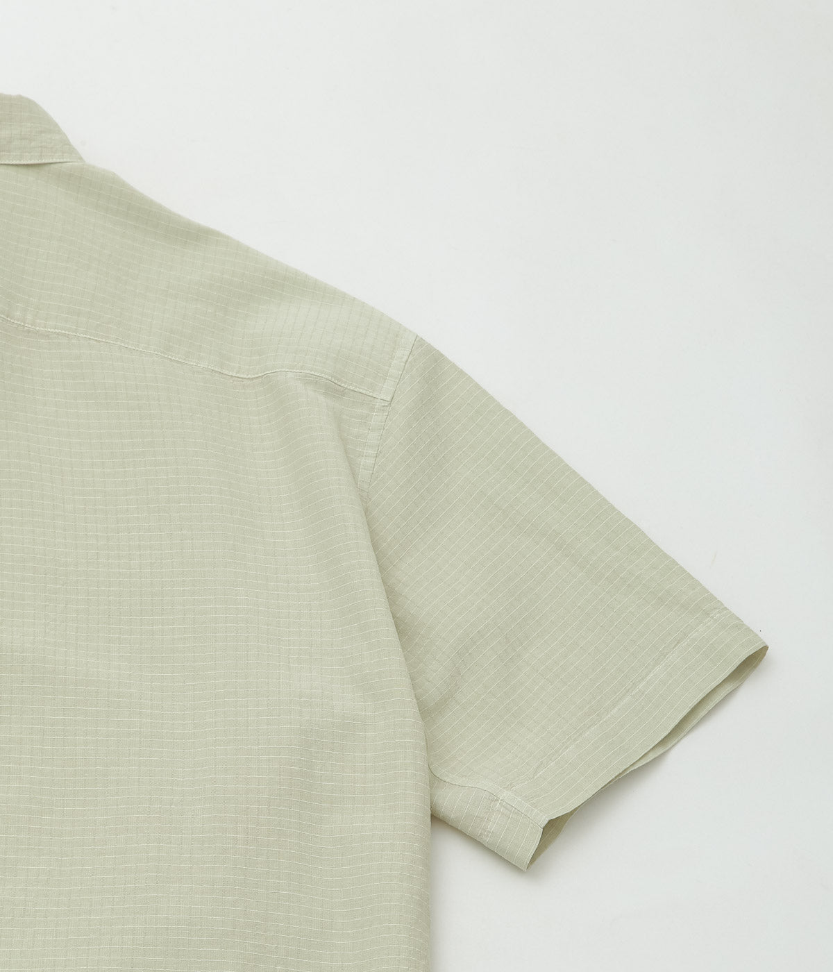 NOMAT ''S/S SHIRT/SILK COTTON RIPSTOP'' (MISTGREEN)