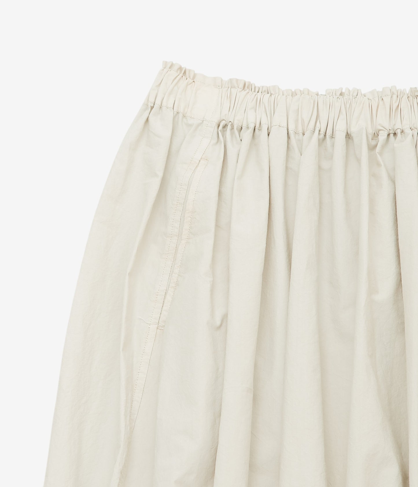 NOMAT ''SHIRRING SKIRT'' (STONE GREY)