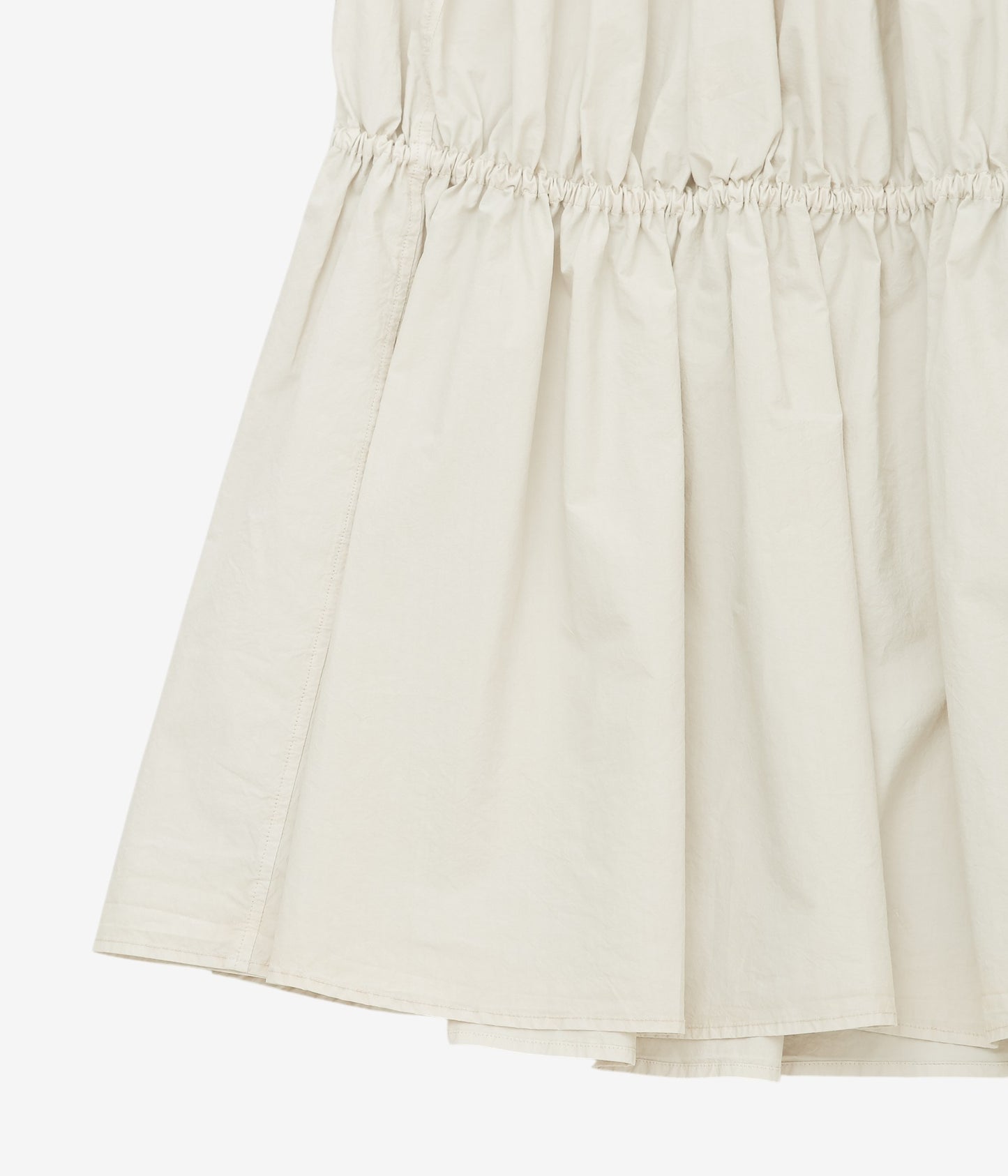 NOMAT ''SHIRRING SKIRT'' (STONE GREY)