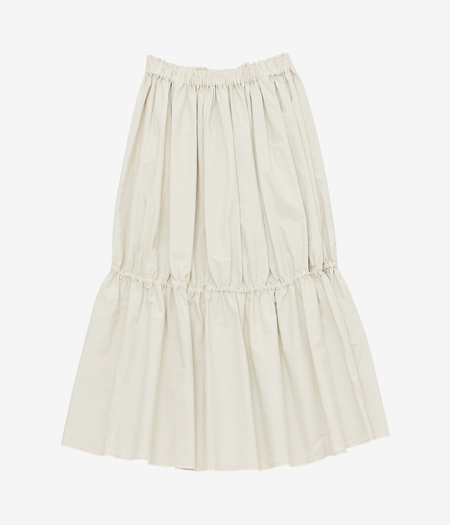 NOMAT ''SHIRRING SKIRT'' (STONE GREY)