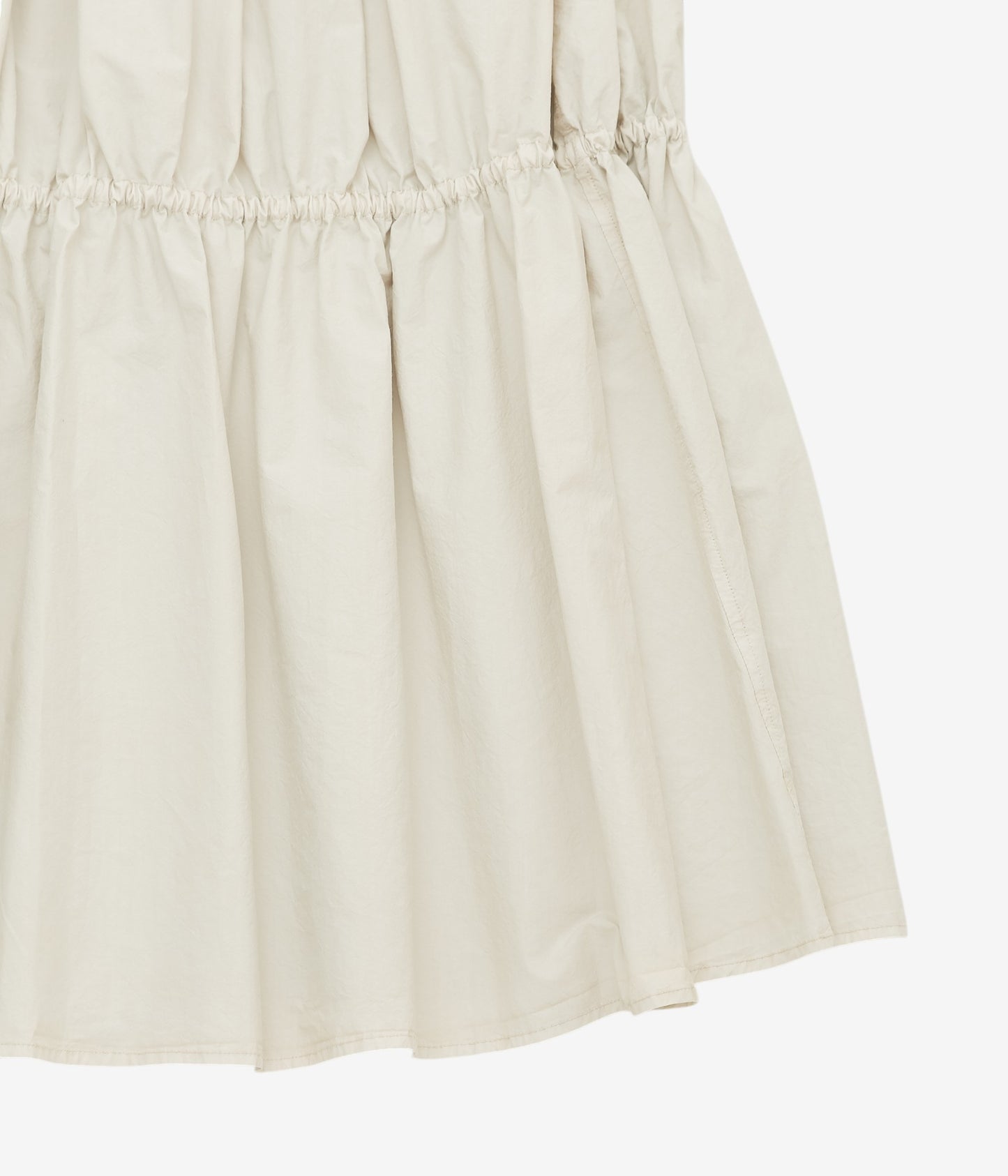 NOMAT ''SHIRRING SKIRT'' (STONE GREY)