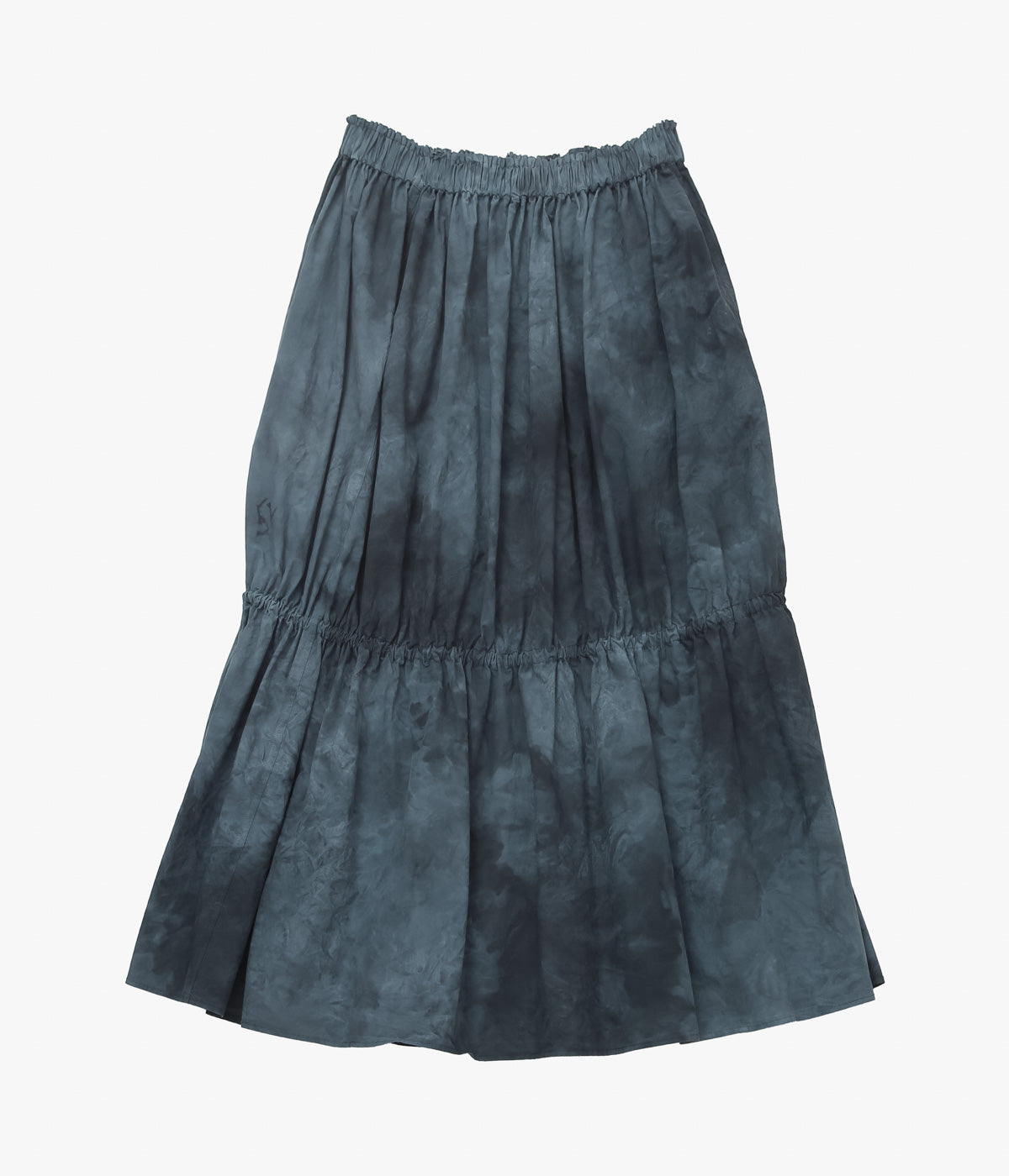 NOMAT ''SHIRRING SKT / HAND-DYED'' (MIDNIGHT)