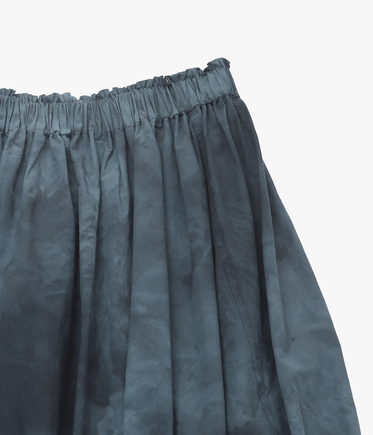NOMAT ''SHIRRING SKT / HAND-DYED'' (MIDNIGHT)