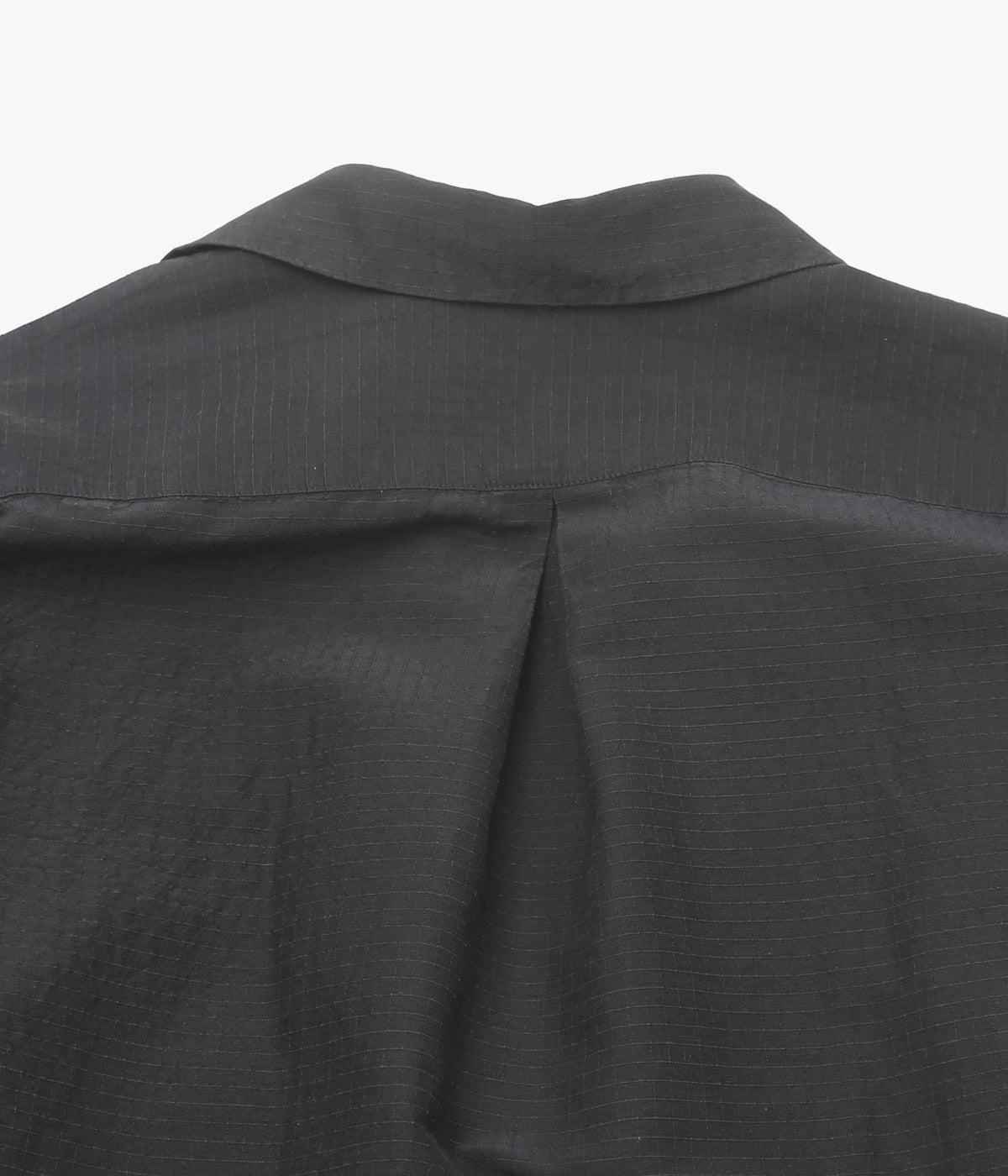 NOMAT "SKIPPER SHIRT / SILK COTTON RIPSTOP" (BLACK)