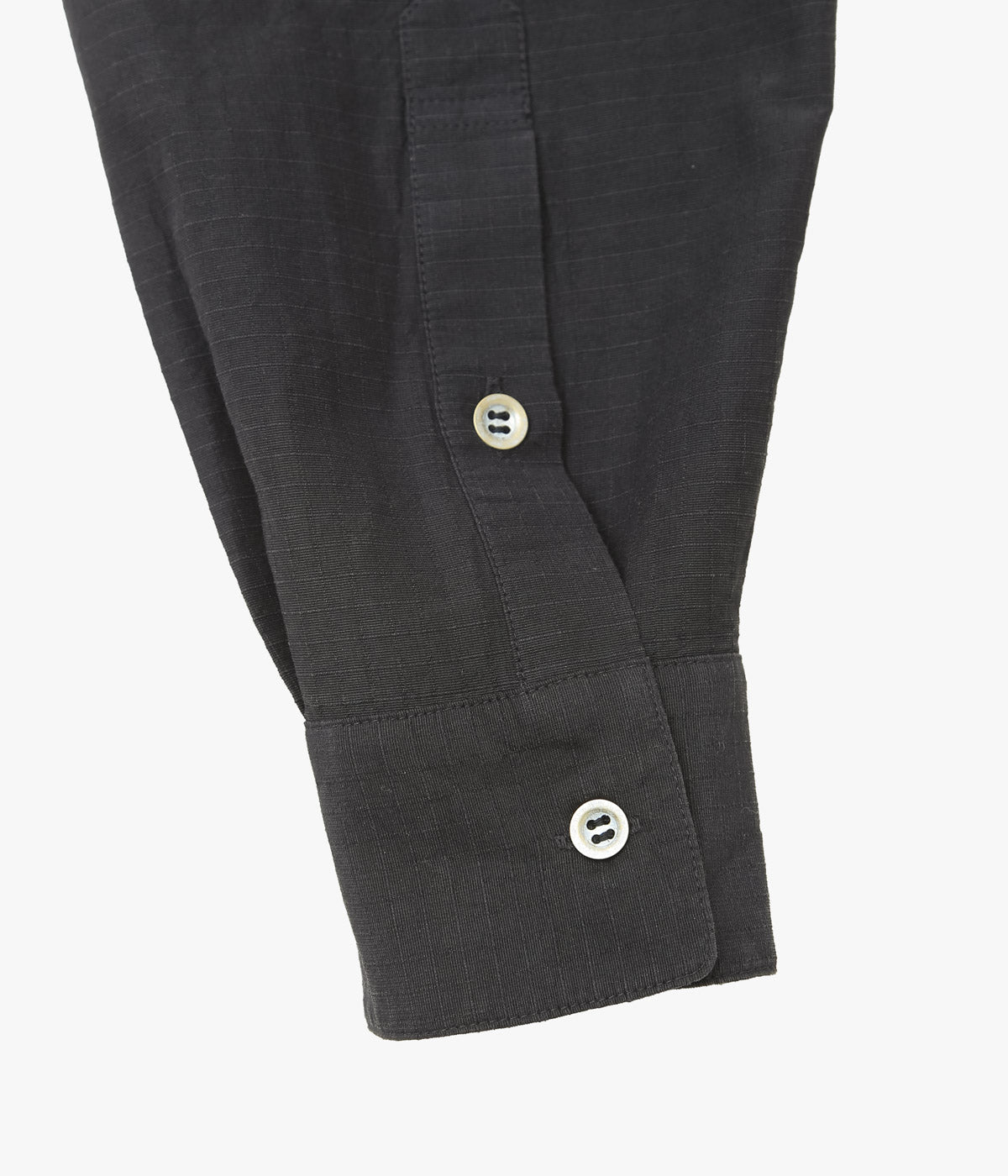 NOMAT "SKIPPER SHIRT / SILK COTTON RIPSTOP" (BLACK)