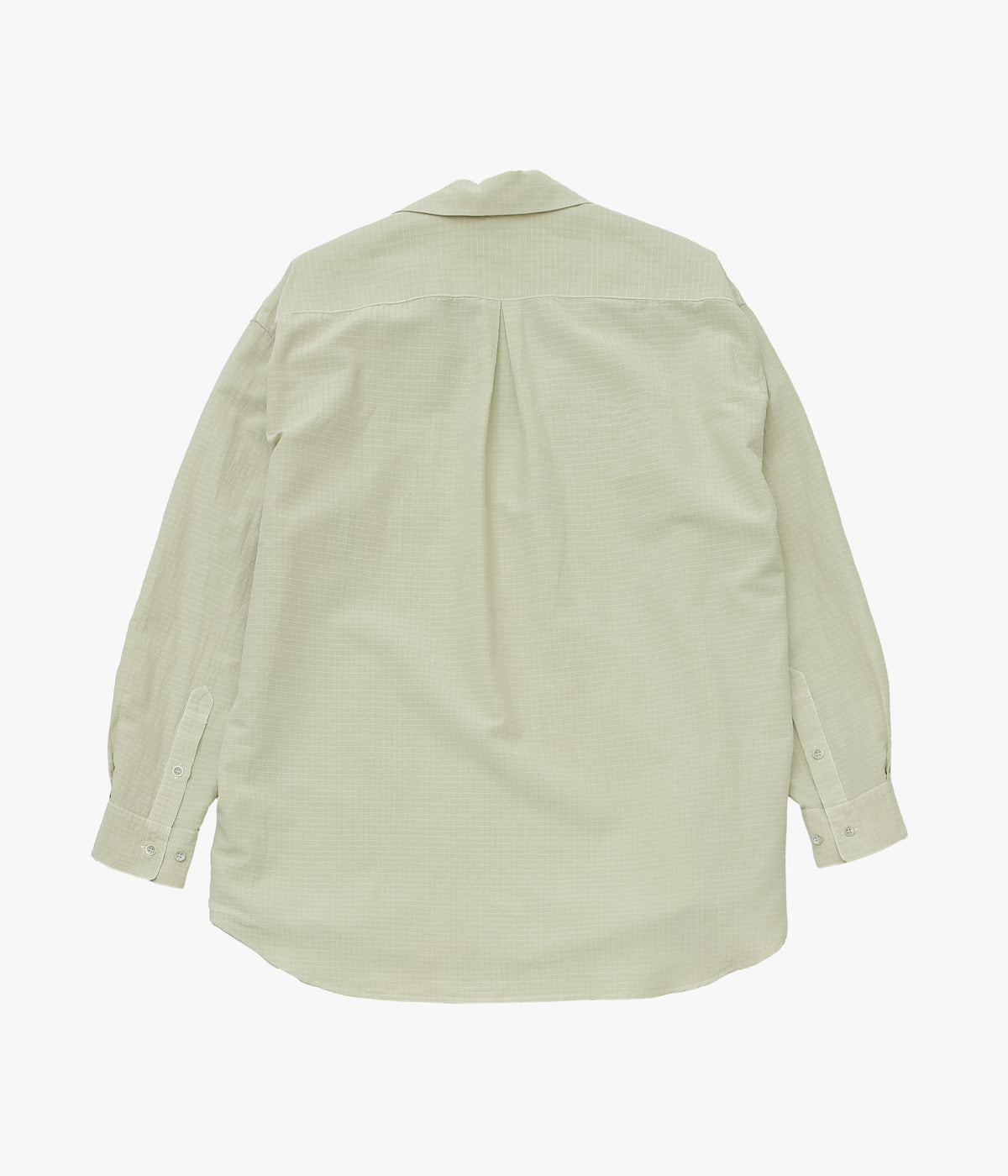 NOMAT ''SKIPPER SHIRT / SILK COTTON RIPSTOP'' (MISTGREEN)