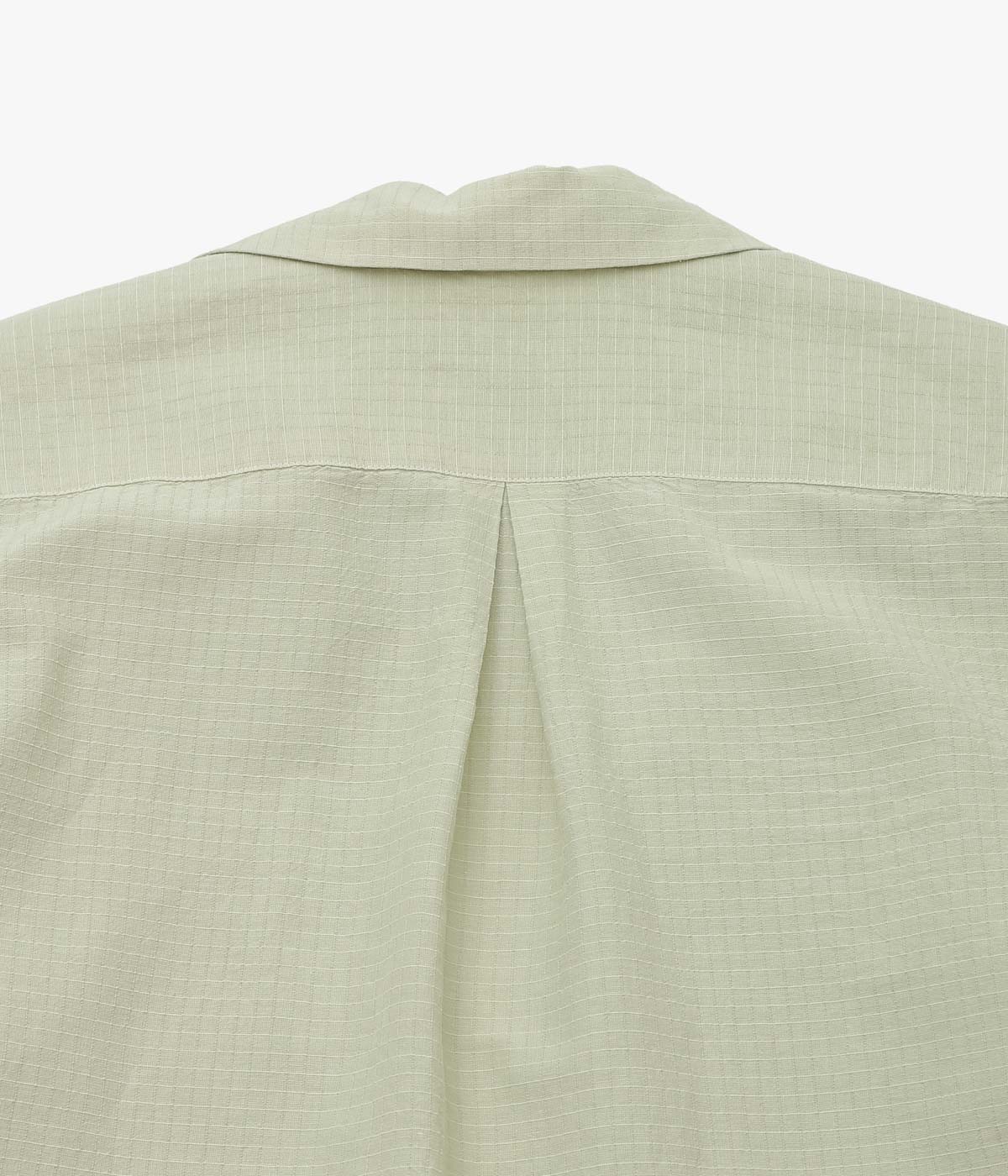 NOMAT ''SKIPPER SHIRT / SILK COTTON RIPSTOP'' (MISTGREEN)