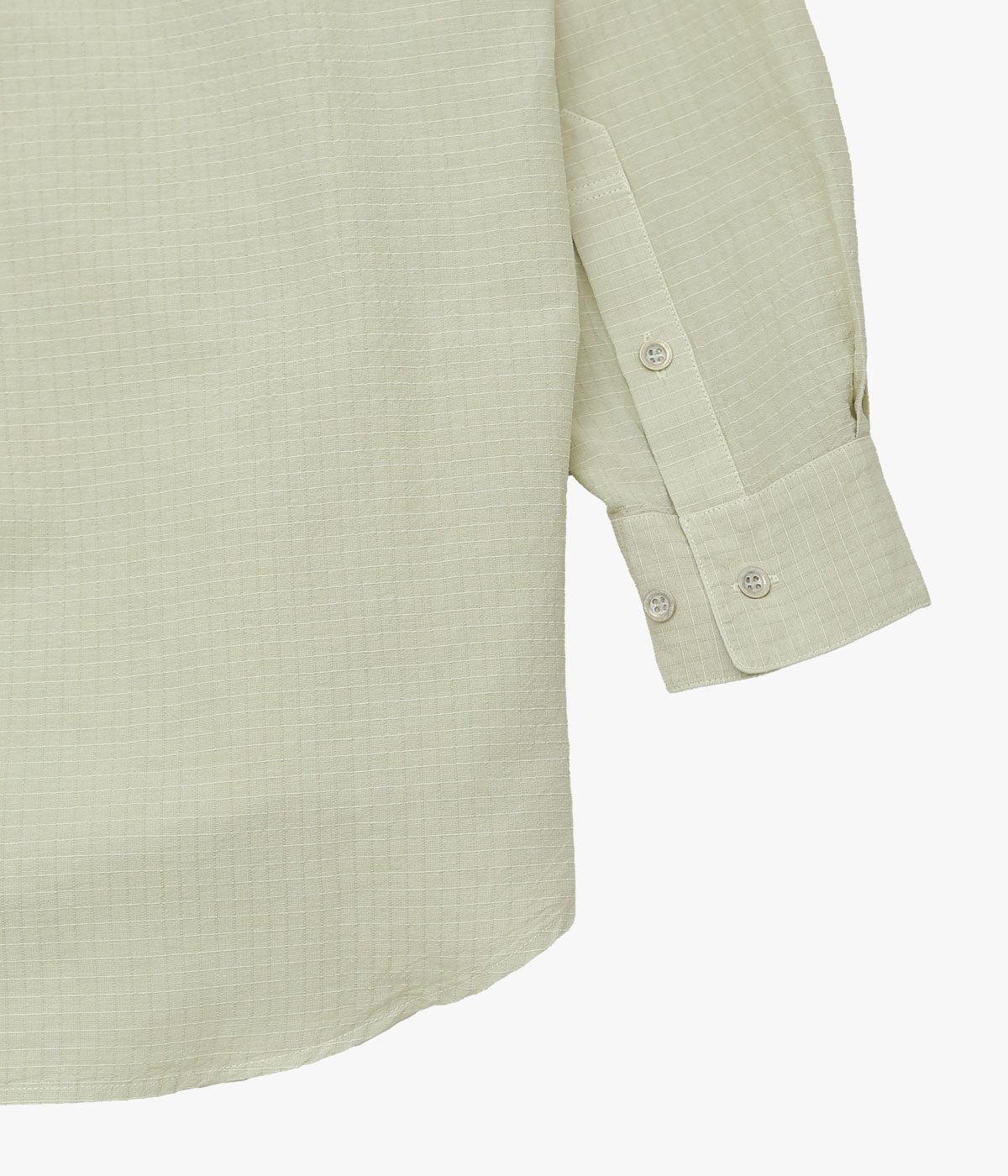 NOMAT ''SKIPPER SHIRT / SILK COTTON RIPSTOP'' (MISTGREEN)