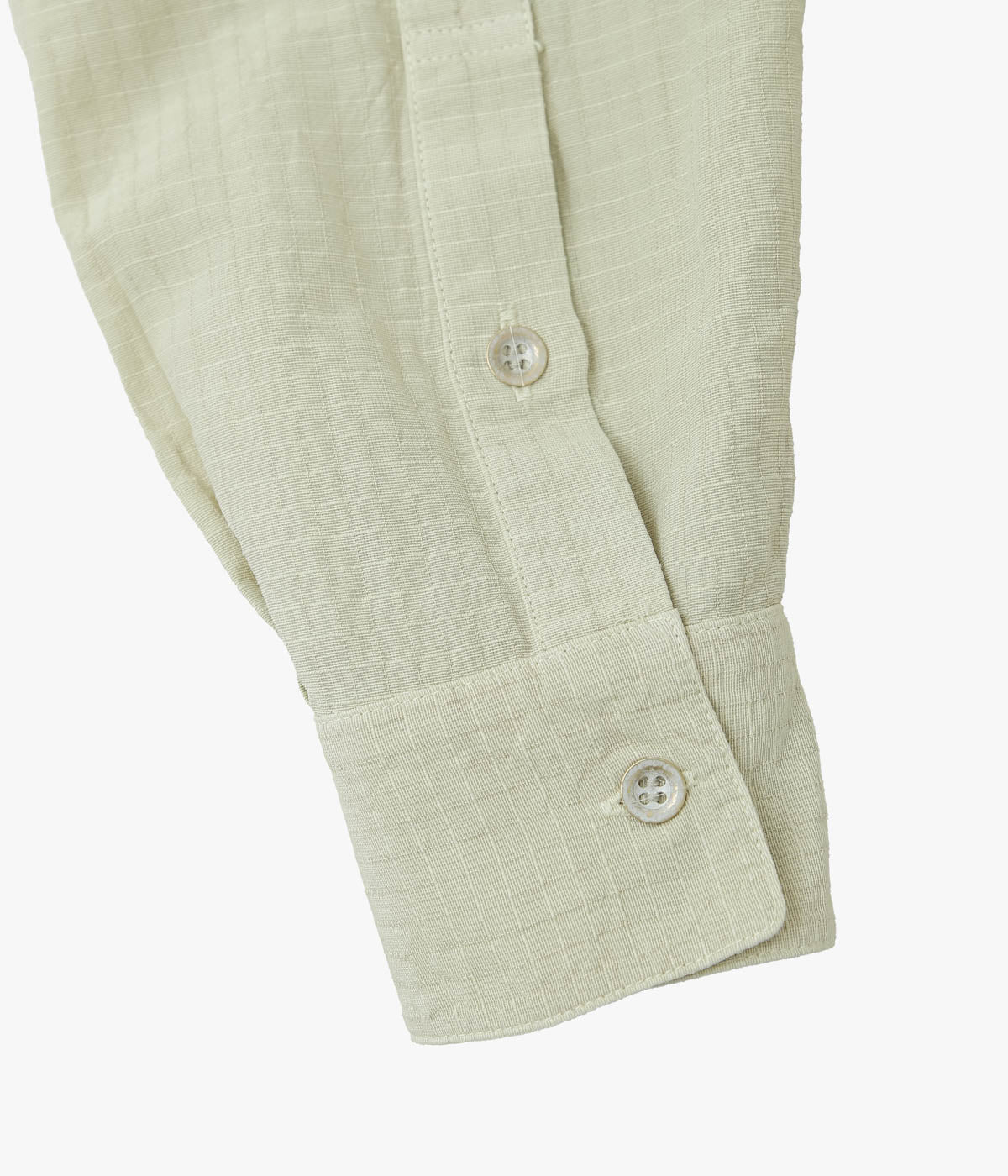NOMAT ''SKIPPER SHIRT / SILK COTTON RIPSTOP'' (MISTGREEN)