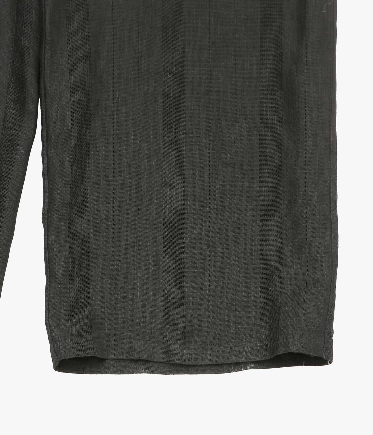 NOMAT ''STRAIGHT PT / LINEN STRIPES'' (BLACK)