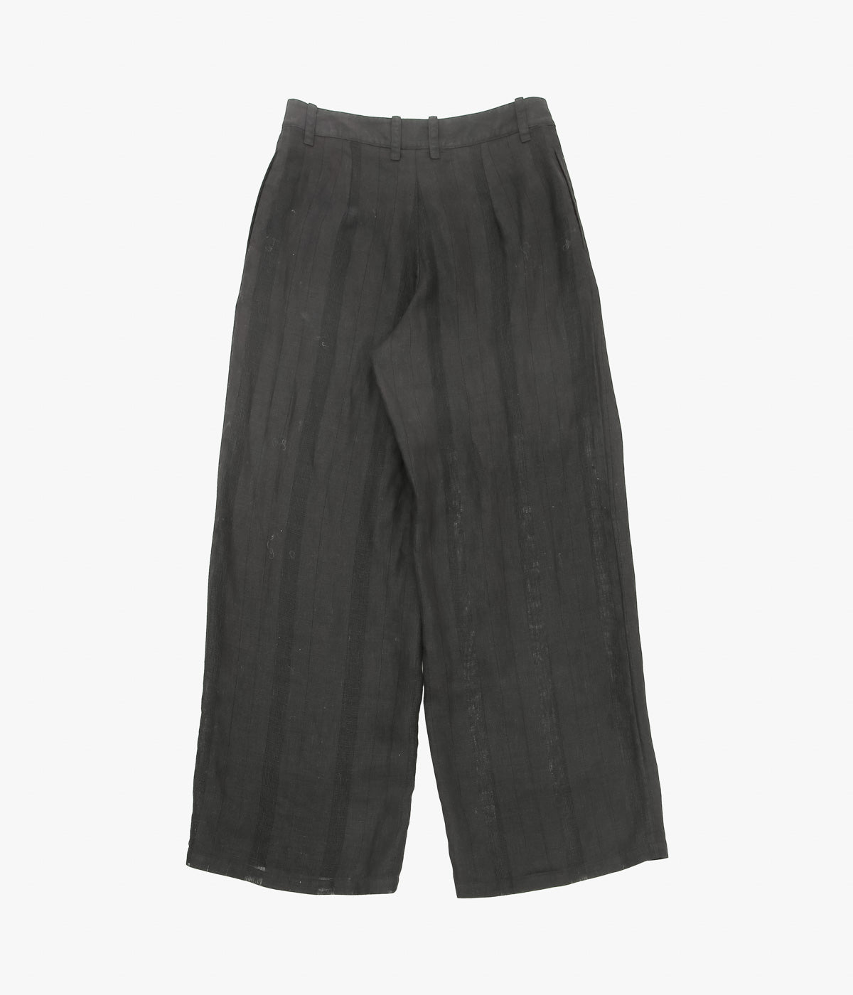 NOMAT ''STRAIGHT PT / LINEN STRIPES'' (BLACK)