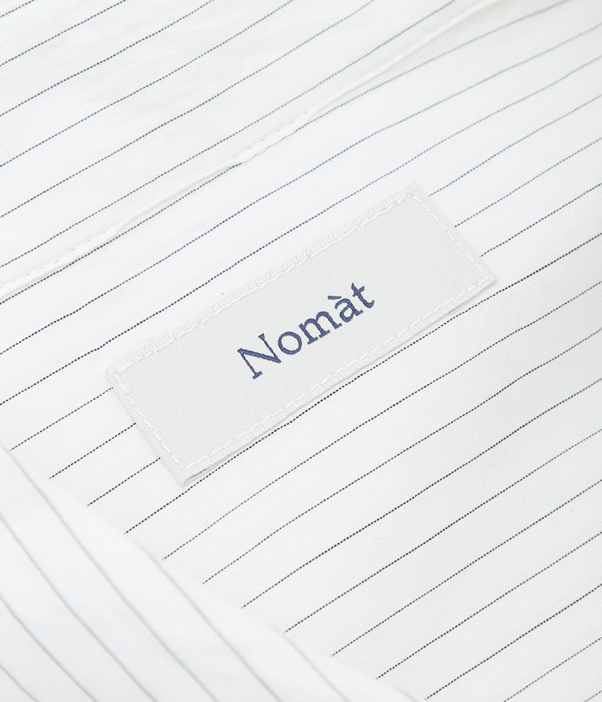 NOMAT ''TIE SHIRT / SILK COTTON STRIPE'' (STRIPE)
