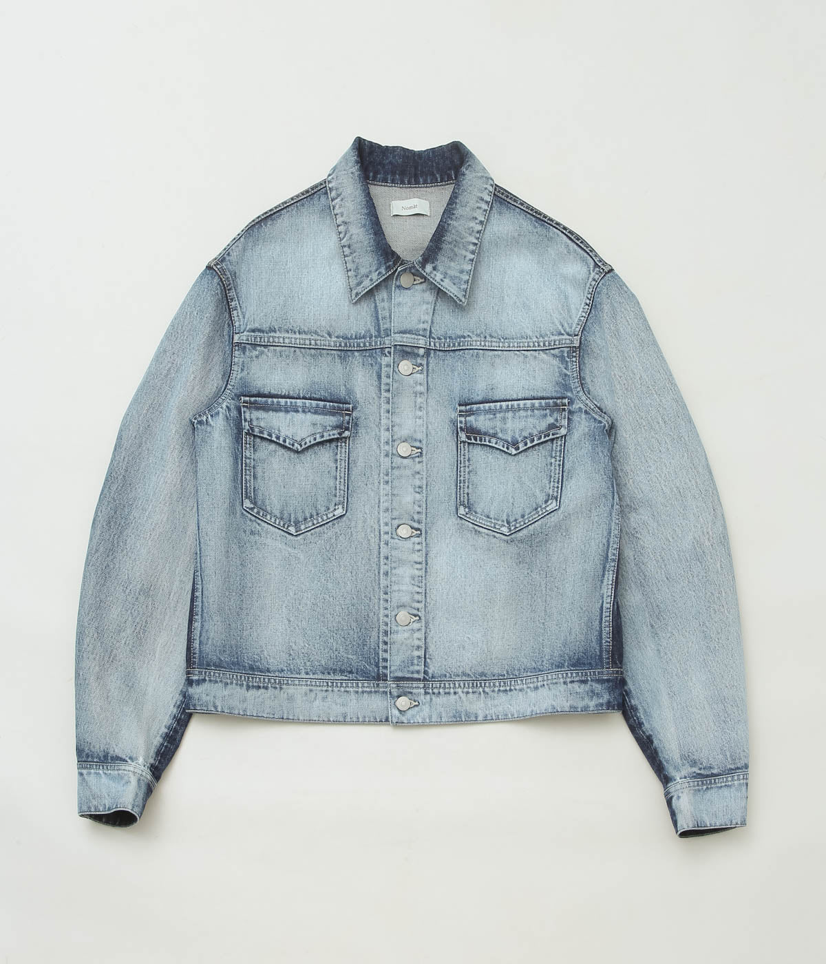 NOMAT ''TWO-TONE DENIM BLOUSON'' (SAX BLUE)