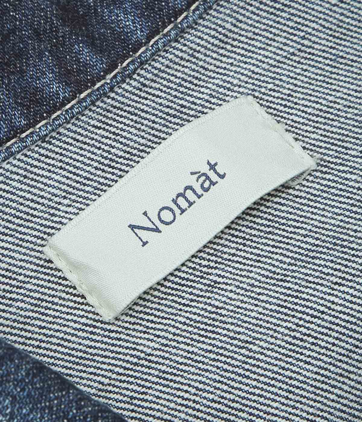 NOMAT ''TWO-TONE DENIM BLOUSON'' (SAX BLUE)