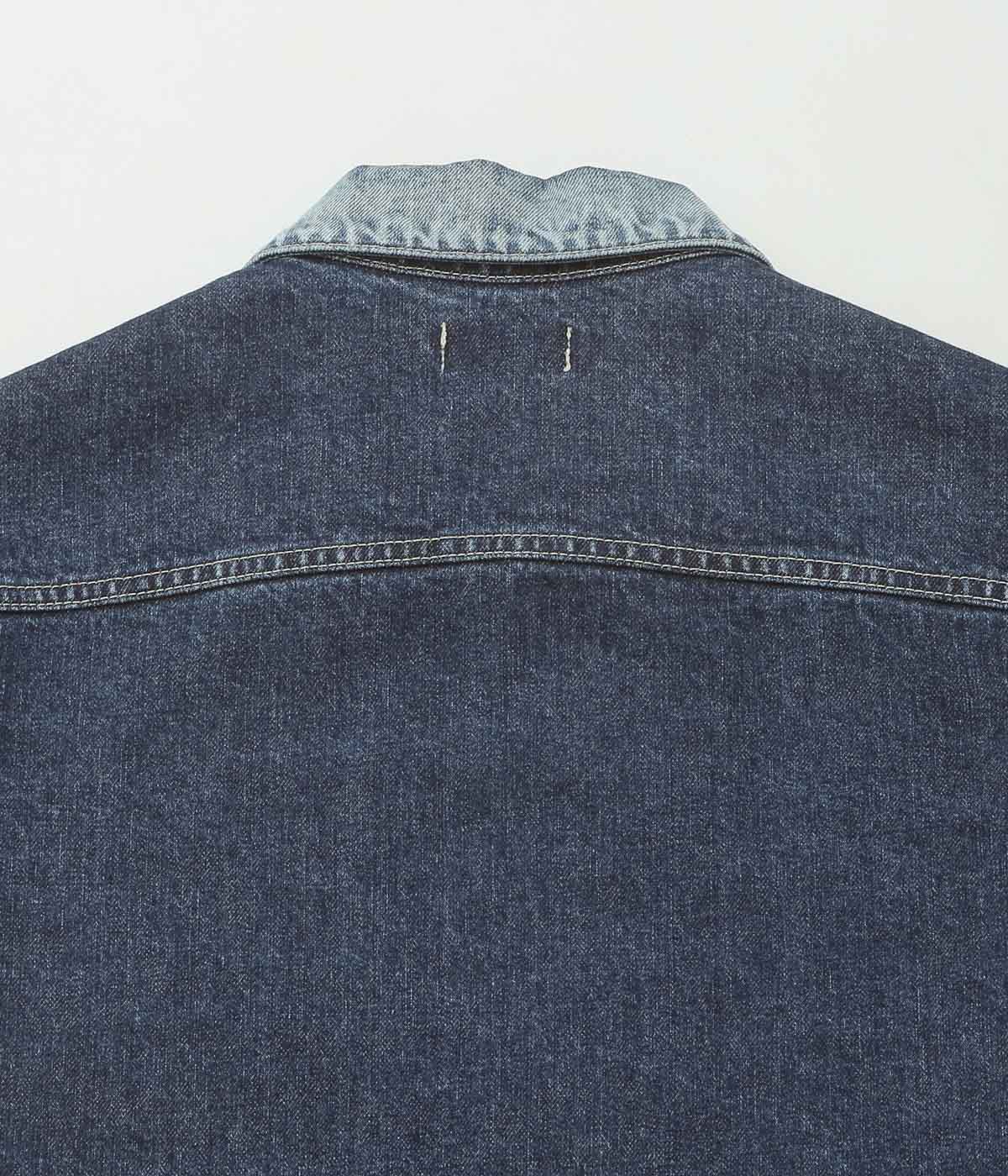 NOMAT ''TWO-TONE DENIM BLOUSON'' (SAX BLUE)