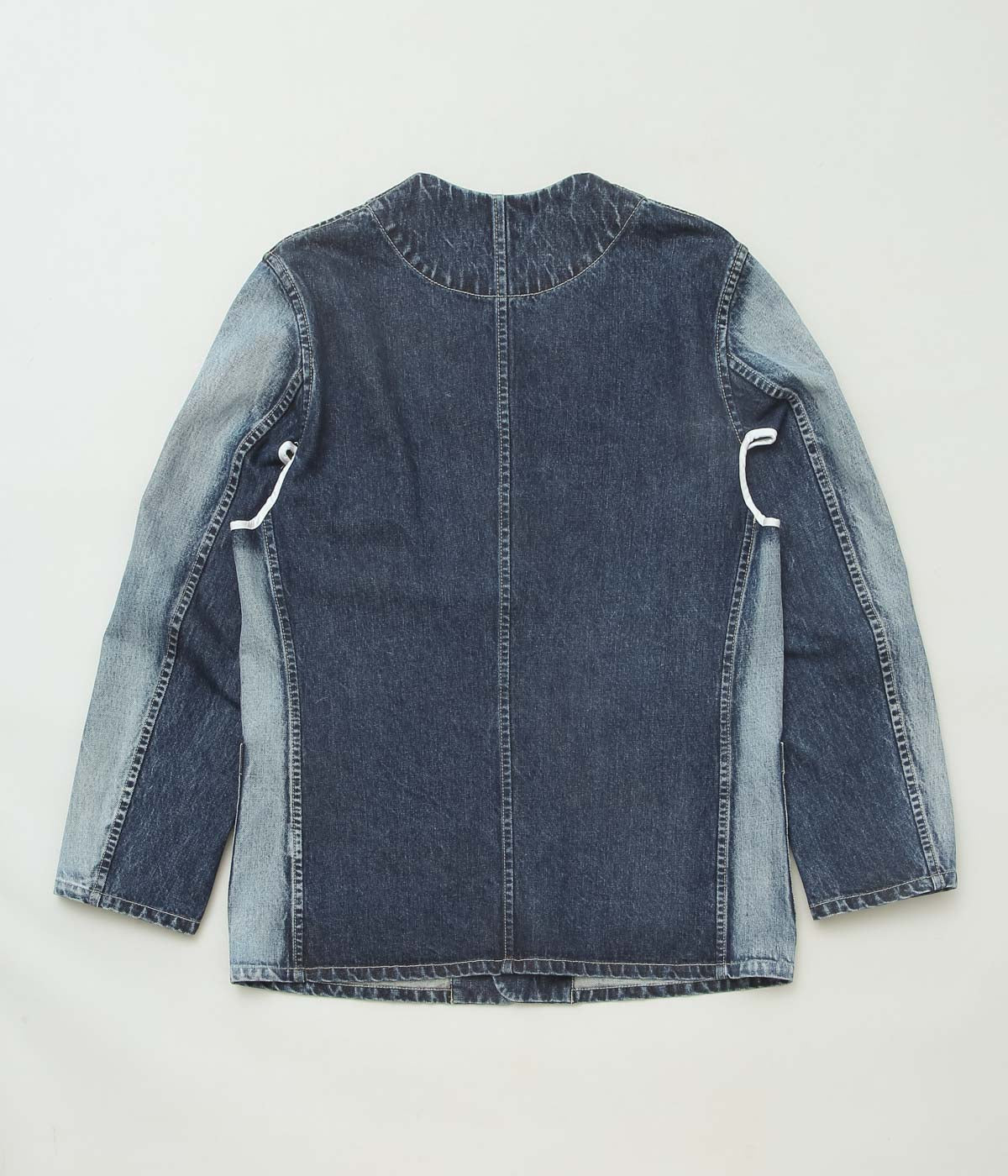 NOMAT ''TWO-TONE DENIM PIPING JKT'' (SAX BLUE)