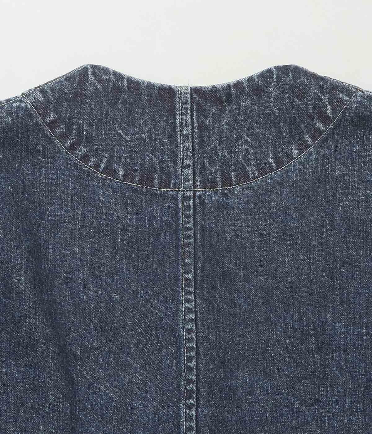 NOMAT ''TWO-TONE DENIM PIPING JKT'' (SAX BLUE)