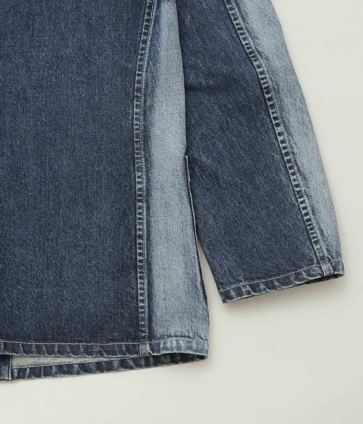 NOMAT ''TWO-TONE DENIM PIPING JKT'' (SAX BLUE)