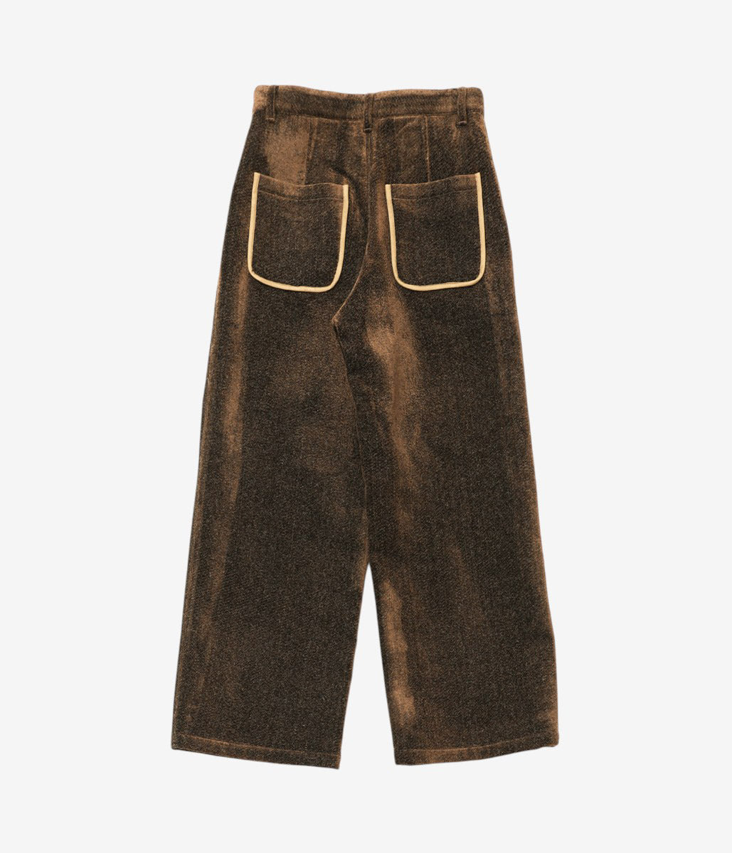 NOMAT ''WIDE PT / NEEDLE WOOL'' (BROWN)