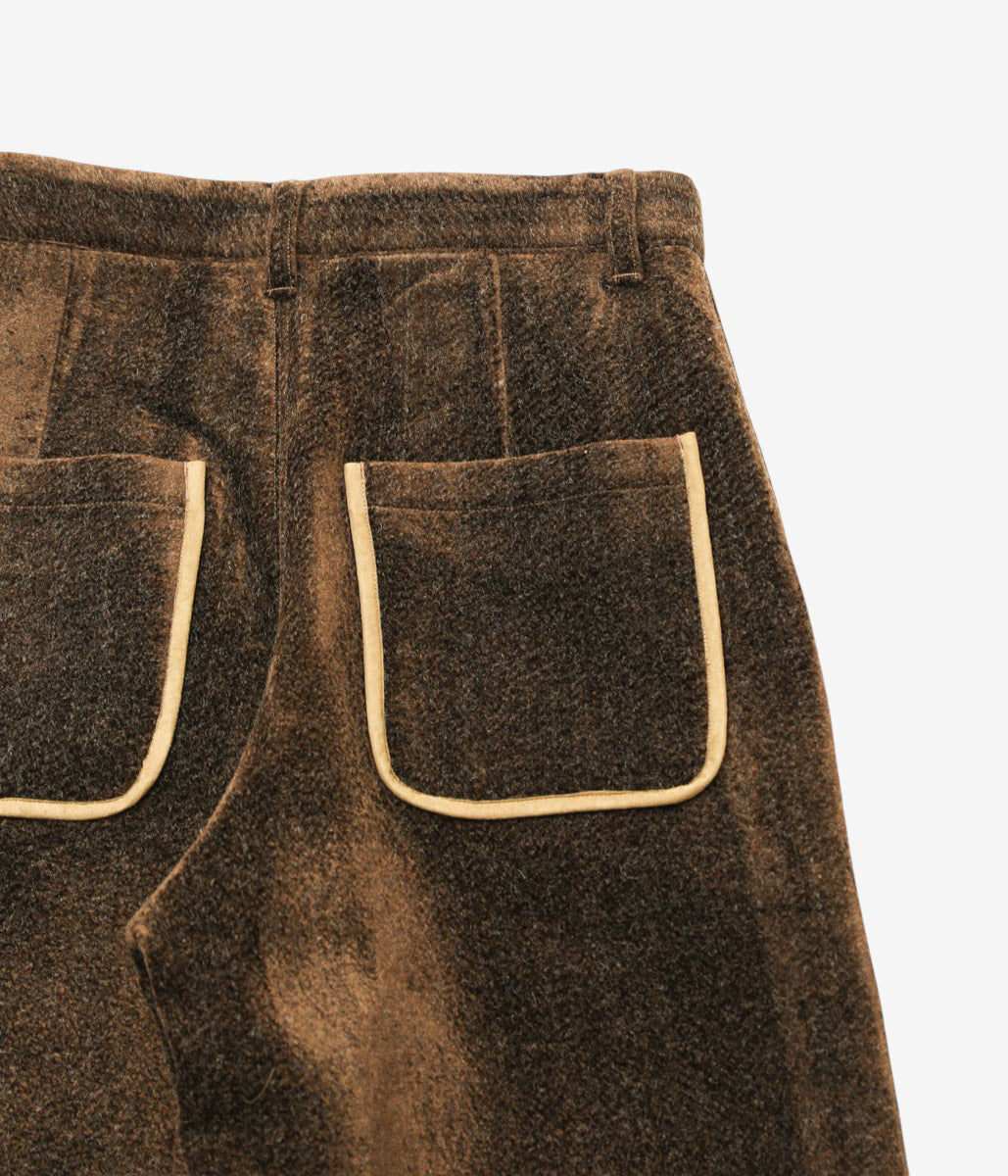 NOMAT ''WIDE PT / NEEDLE WOOL'' (BROWN)
