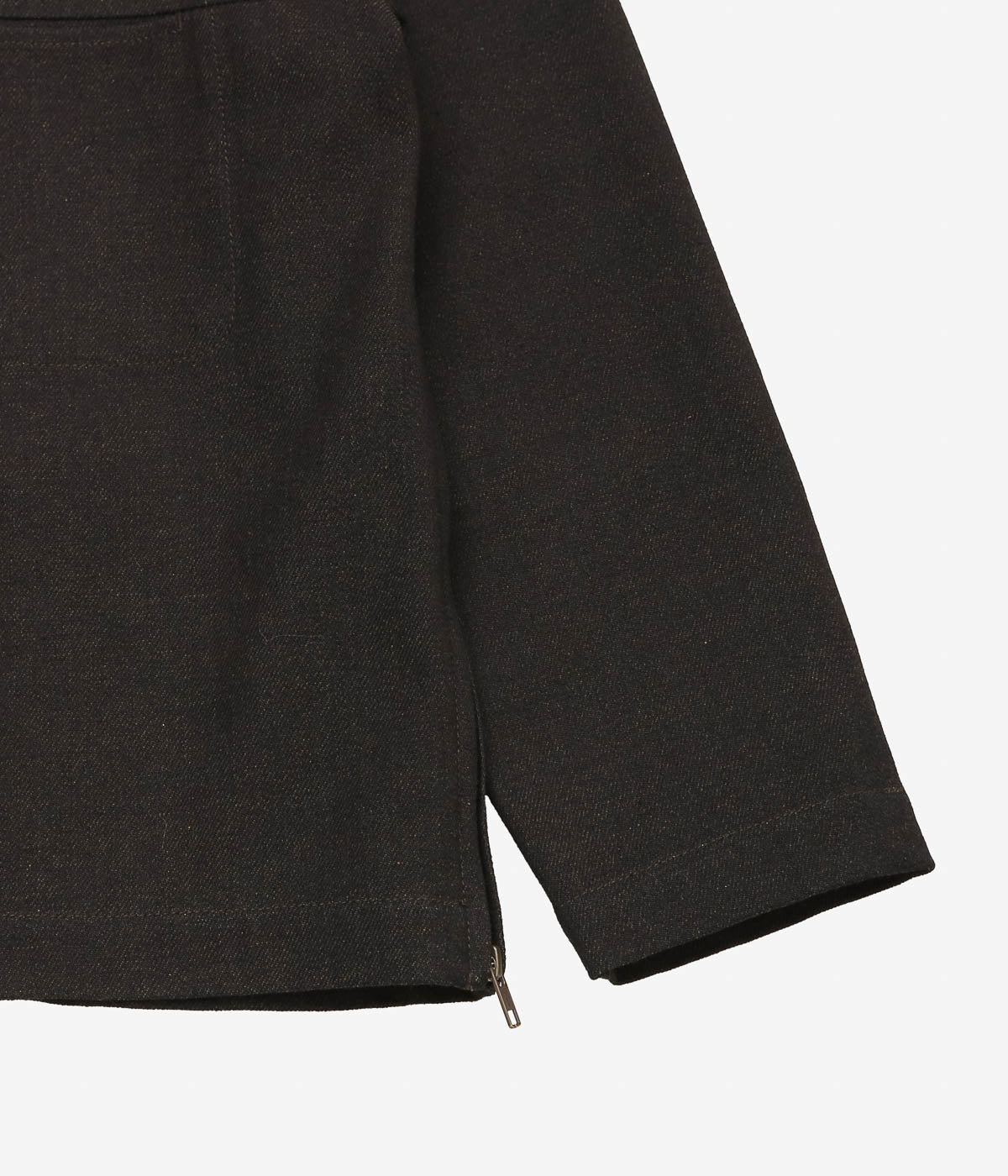 NOMAT ''WOOL COTTON PULLOVER BLOUSE'' (DARK BROWN)
