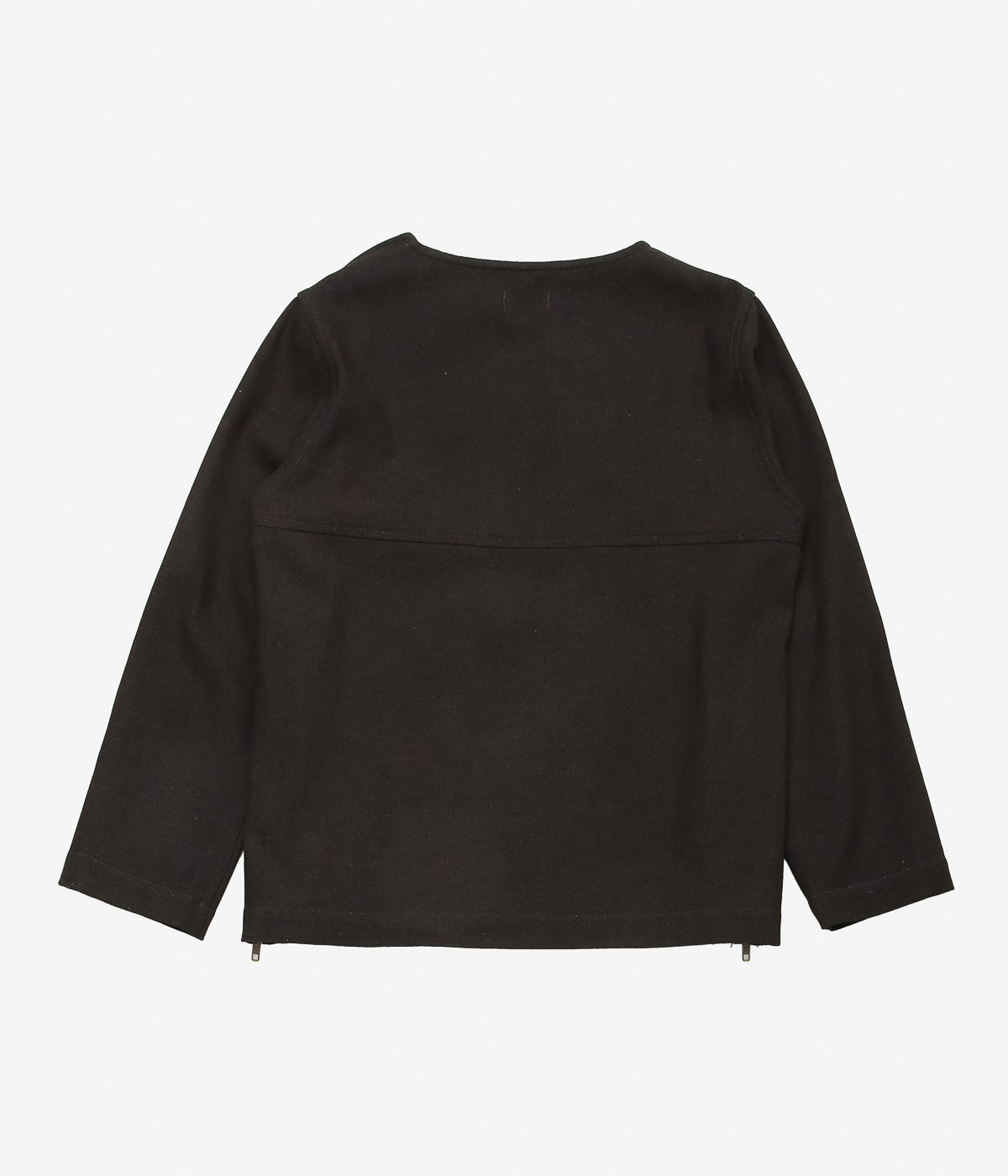 NOMAT ''WOOL COTTON PULLOVER BLOUSE'' (DARK BROWN)