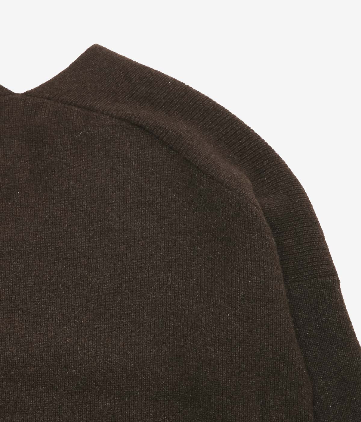 NOMAT ''YAK V-NECK SWEATER'' (DARK BROWN)