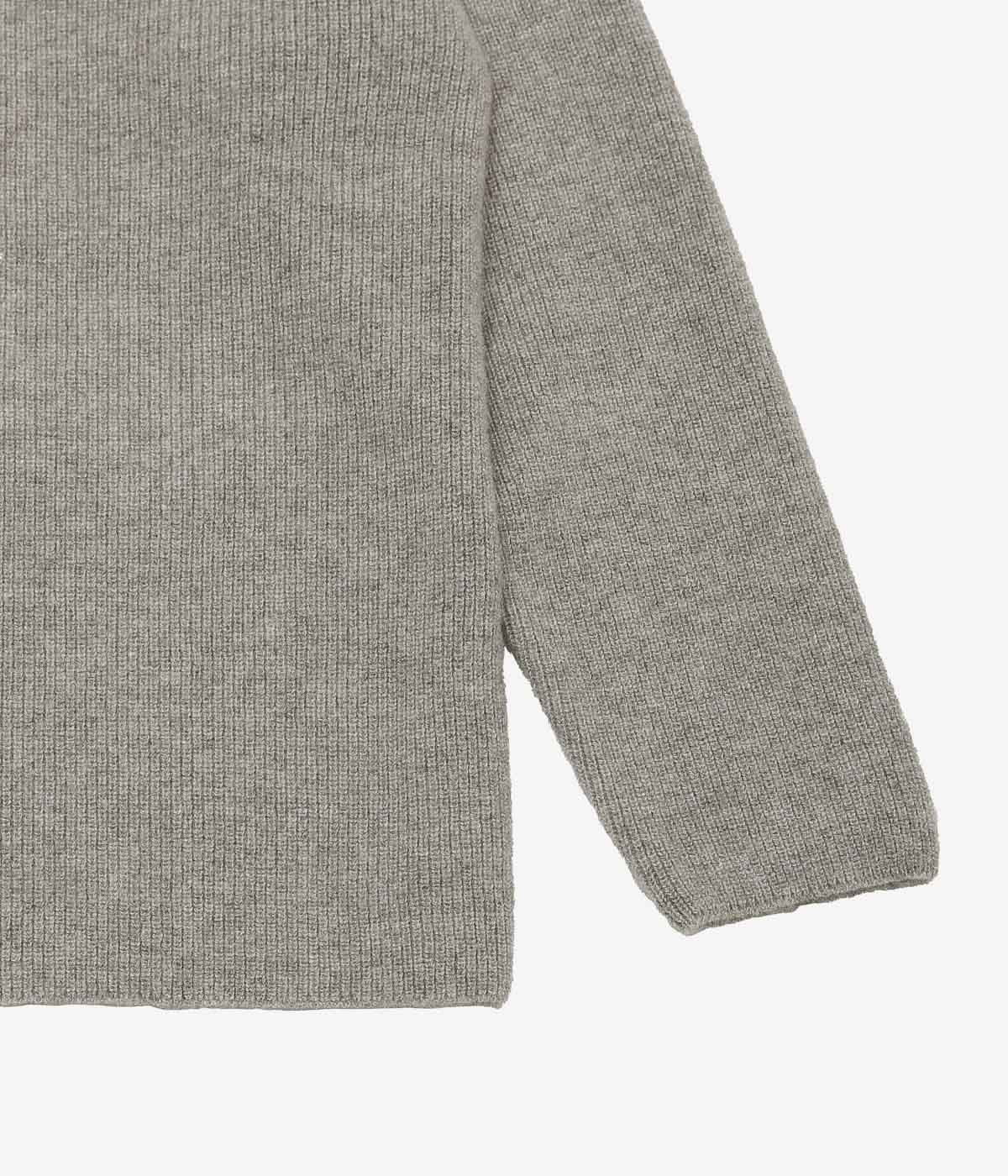 NOMAT ''YAK V-NECK SWEATER'' (GREY)