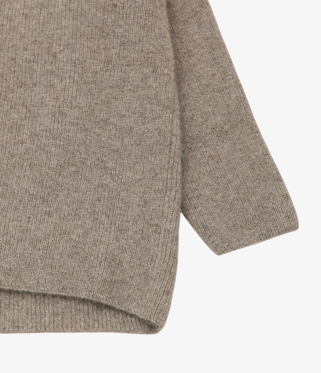 NOMAT ''YAK V-SWEATER'' (GREY)