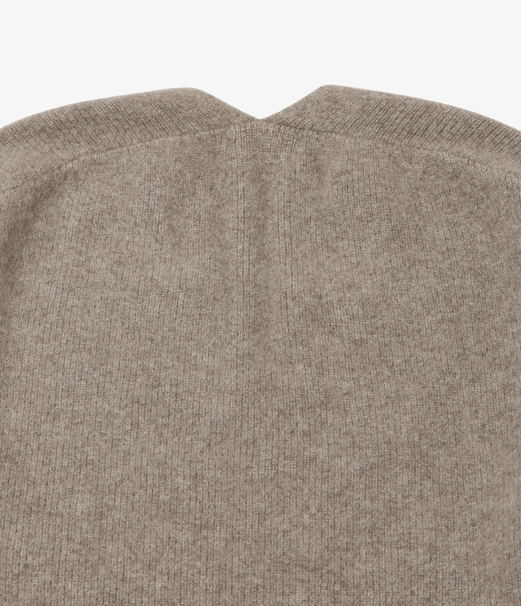 NOMAT ''YAK V-SWEATER'' (GREY)