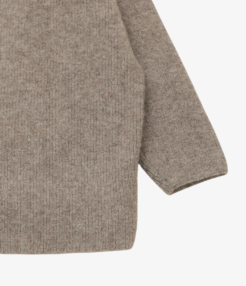 NOMAT ''YAK V-SWEATER'' (GREY)