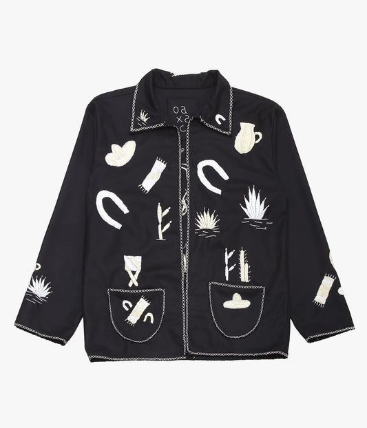 OAXACA''SOUVENIR JACKET '' (BLACK)