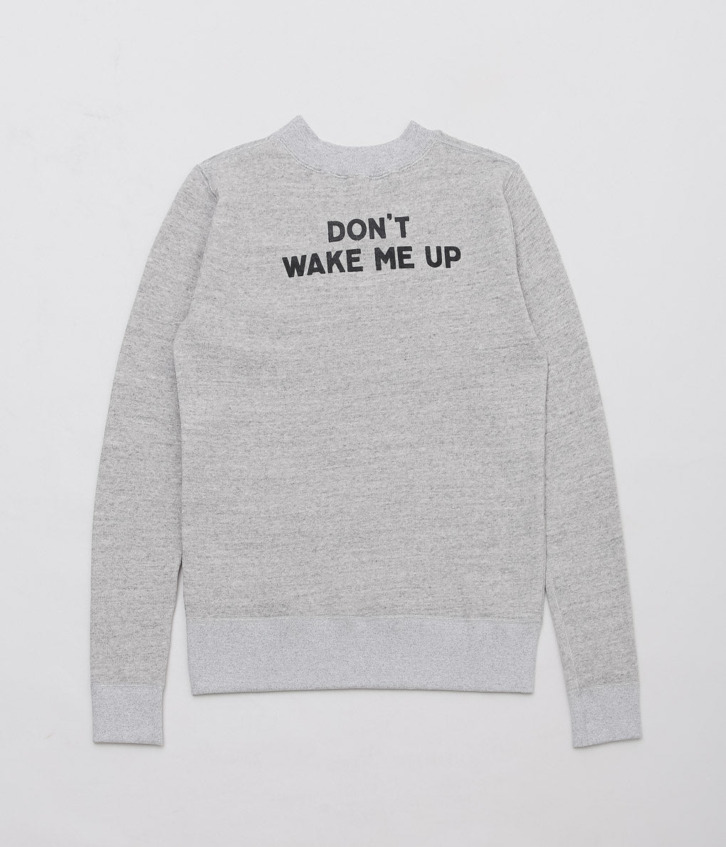 OLDMAN 'S TAILOR ''뒤 기모 HAVE A KIP SWEAT SHIRT ''(HEATHER GRAY)