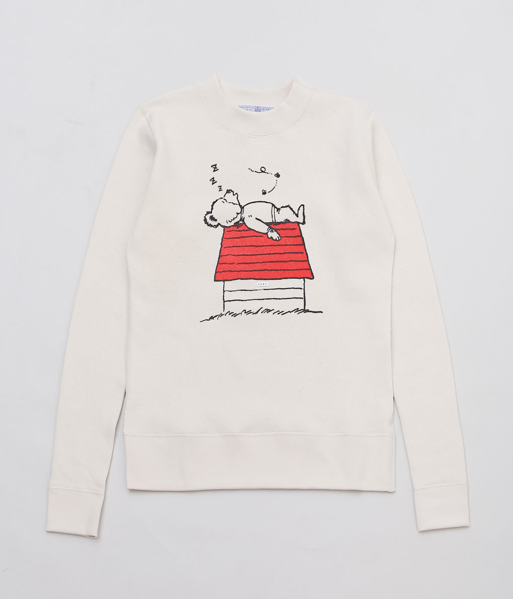 OLDMAN 'S TAILOR ''뒤 기모 HAVE A KIP SWEAT SHIRT ''(NATURAL)