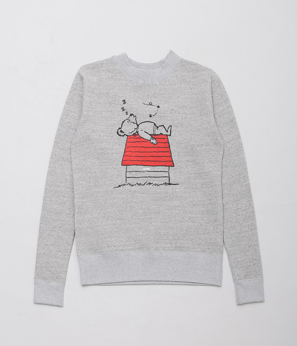 OLDMAN'S TAILOR ''裏起毛 HAVE A KIP SWEAT SHIRT'' (HEATHER GRAY)