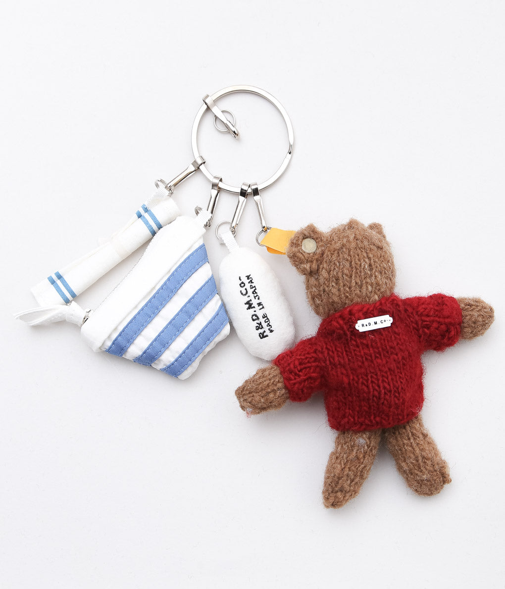 OLDMAN'S TAILOR ''BB CHARM KEY RING'' (BROWN BEARS)