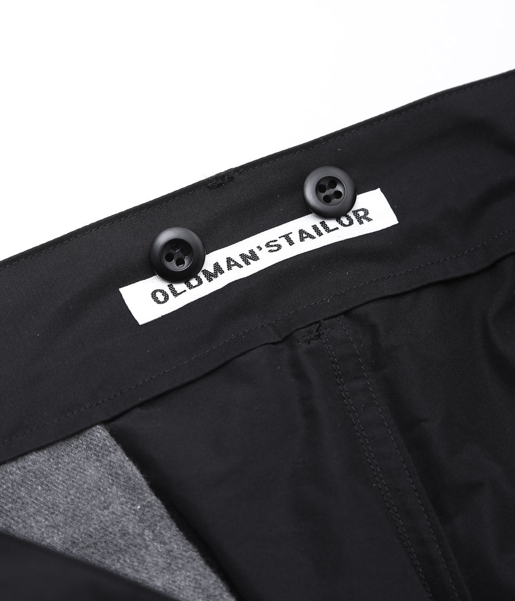 OLDMAN'S TAILOR ''EASY CORD PANTS'' (BLACK)