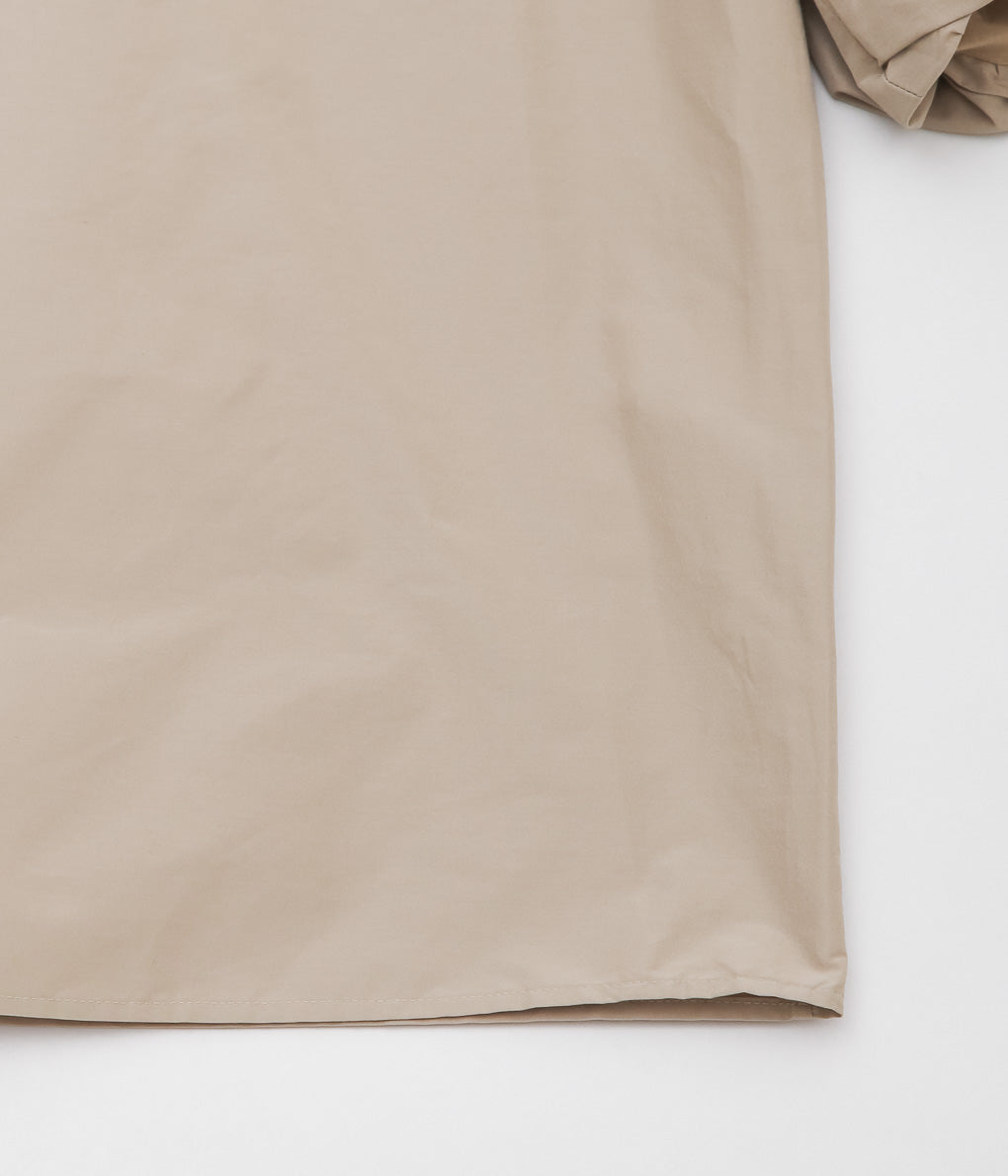 OLDMAN'S TAILOR ''TAFFETA BALLOON SLEEVE BLOUSE'' (BEIGE)