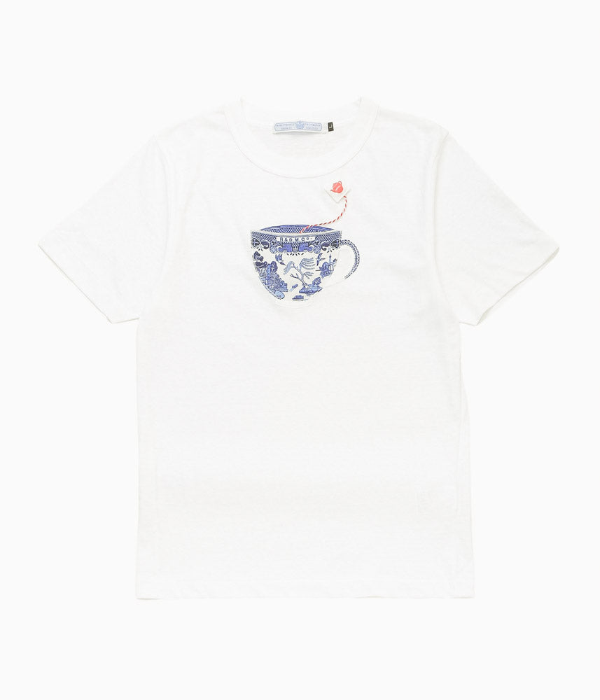 OLDMAN'S TAILOR ''B.W. MEN'S MILK TEA T SHIRT'' (WHITE)