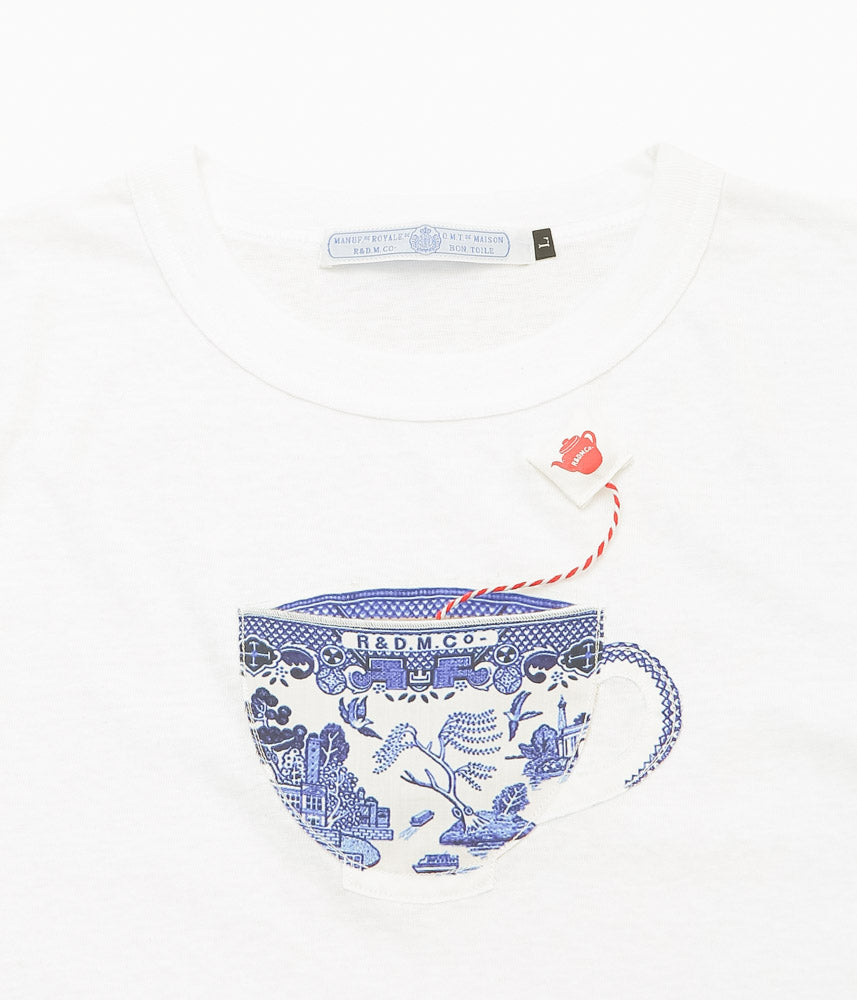 OLDMAN'S TAILOR ''B.W. MEN'S MILK TEA T SHIRT'' (WHITE)