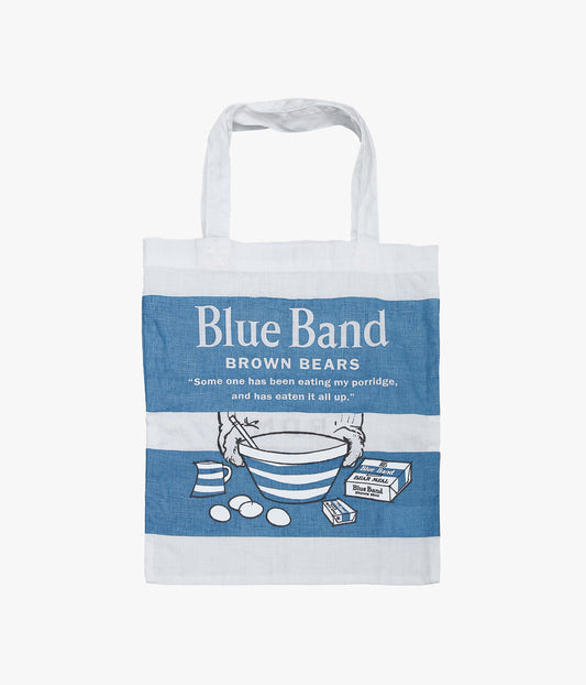 OLDMAN'S TAILOR ''BLUE BAND TOTE BAG'' (BLUE)